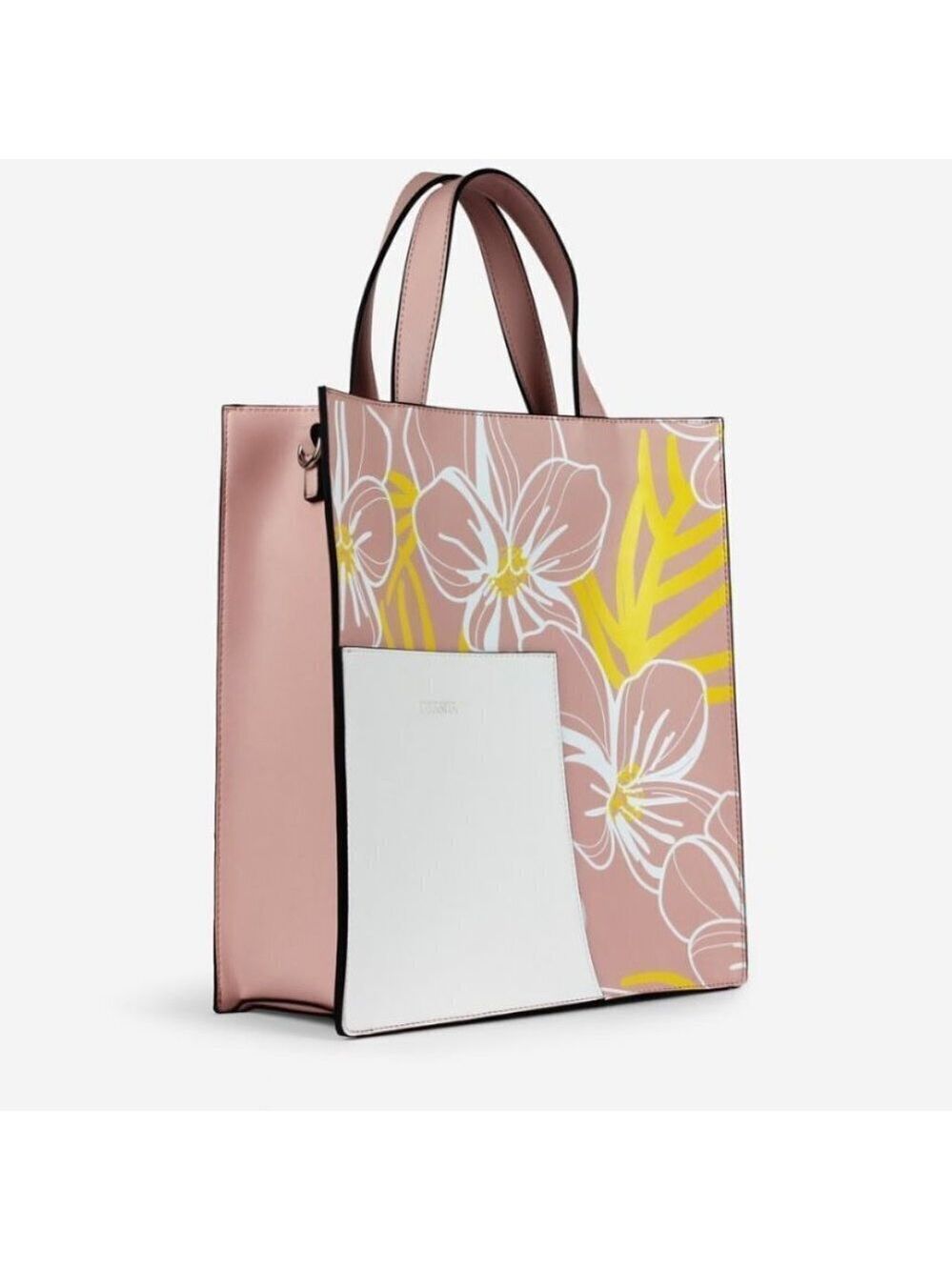 Host PICK NWT Pink Floral Tote Laptop shoulder bag Premium Vegan